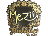 Artwork for Sticker | mezii (Gold) | Budapest 2025