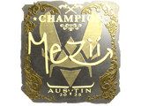 Artwork for Sticker | mezii (Gold, Champion) | Austin 2025