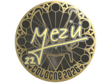 Artwork for Sticker | mezii (Gold) | Cologne 2026