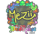 Artwork for Sticker | mezii (Holo) | Budapest 2025