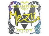 Artwork for Sticker | mezii (Holo, Champion) | Austin 2025