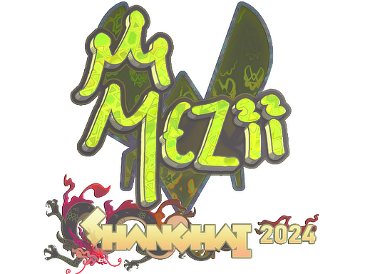 Sticker | mezii (Holo) | Shanghai 2024