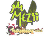Artwork for Sticker | mezii (Holo) | Shanghai 2024