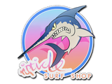 Artwork for Sticker | Miami Stabbyfish