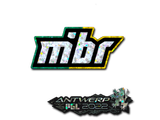 Artwork for Sticker | MIBR (Glitter) | Antwerp 2022