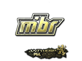 Artwork for Sticker | MIBR (Gold) | Antwerp 2022