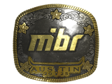 Artwork for Sticker | MIBR (Gold) | Austin 2025