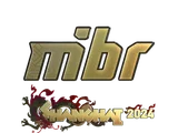 Artwork for Sticker | MIBR (Gold) | Shanghai 2024