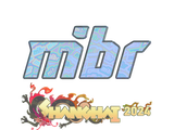 Artwork for Sticker | MIBR (Holo) | Shanghai 2024