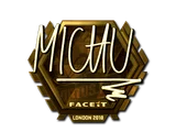 Sticker | MICHU (Gold) | London 2018