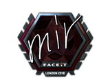 Artwork for Sticker | mir (Foil) | London 2018