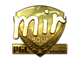 Sticker | mir (Gold) | Krakow 2017