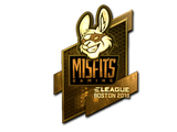 Artwork for Sticker | Misfits Gaming (Gold) | Boston 2018
