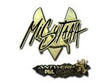 Artwork for Sticker | misutaaa (Gold) | Antwerp 2022
