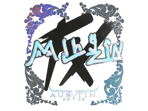 Sticker | mlhzin (Holo) | Austin 2025