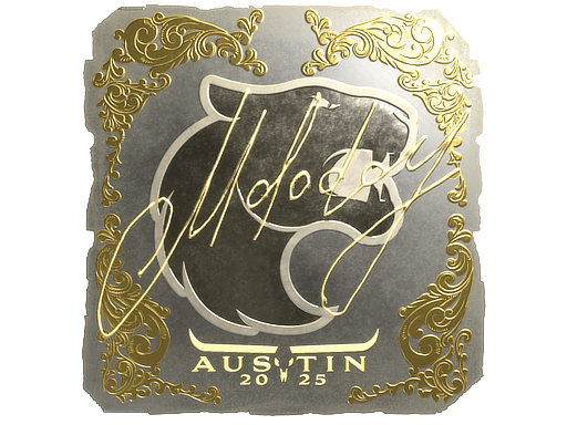 Sticker | molodoy (Gold) | Austin 2025