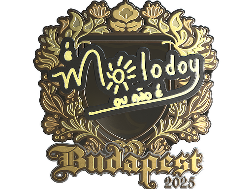 Sticker | molodoy (Gold) | Budapest 2025