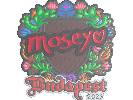 Sticker | Moseyuh (Embroidered) | Budapest 2025