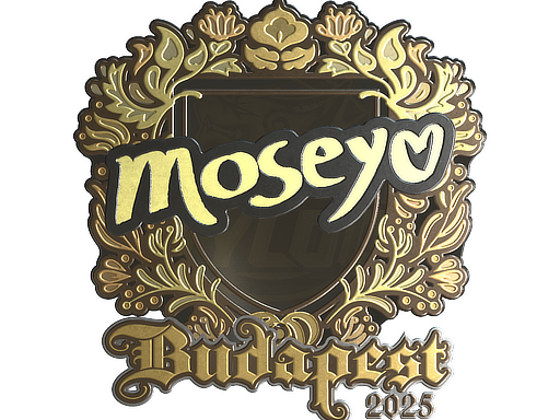 Sticker | Moseyuh (Gold) | Budapest 2025