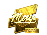 Artwork for Sticker | mou (Gold) | Atlanta 2017