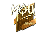 Artwork for Sticker | mou (Gold) | Boston 2018