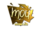 Artwork for Sticker | mou (Gold) | Cologne 2016