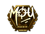 Sticker | mou (Gold) | London 2018