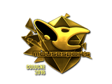 Artwork for Sticker | mousesports (Gold) | Cologne 2016