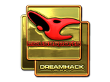 Artwork for Sticker | mousesports (Gold) | DreamHack 2014