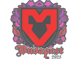 Artwork for Sticker | MOUZ | Budapest 2025