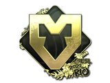 Artwork for Sticker | MOUZ (Gold) | Rio 2022