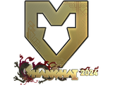 Artwork for Sticker | MOUZ (Gold) | Shanghai 2024