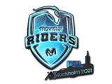 Artwork for Sticker | Movistar Riders (Holo) | Stockholm 2021