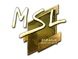 Artwork for Sticker | MSL (Gold) | Boston 2018