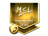 Artwork for Sticker | MSL (Gold) | Cluj-Napoca 2015