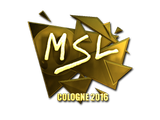 Artwork for Sticker | MSL (Gold) | Cologne 2016