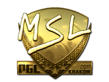 Sticker | MSL (Gold) | Krakow 2017