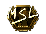 Artwork for Sticker | MSL (Gold) | London 2018