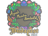 Artwork for Sticker | mzinho (Embroidered) | Budapest 2025