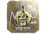 Artwork for Sticker | mzinho (Gold) | Austin 2025