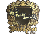 Artwork for Sticker | mzinho (Gold) | Budapest 2025