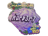 Sticker | n0rb3r7 (Champion) | Rio 2022