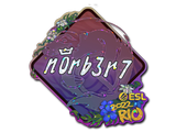 Artwork for Sticker | n0rb3r7 (Glitter) | Rio 2022
