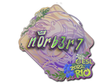 Artwork for Sticker | n0rb3r7 (Holo) | Rio 2022