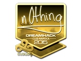 Artwork for Sticker | n0thing (Gold) | Cluj-Napoca 2015