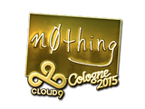 Artwork for Sticker | n0thing (Gold) | Cologne 2015