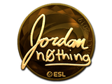 Artwork for Sticker | n0thing (Gold) | Katowice 2019