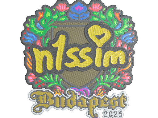Sticker | n1ssim (Embroidered) | Budapest 2025