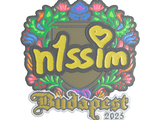 Artwork for Sticker | n1ssim (Embroidered) | Budapest 2025