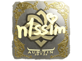 Artwork for Sticker | n1ssim (Gold) | Austin 2025